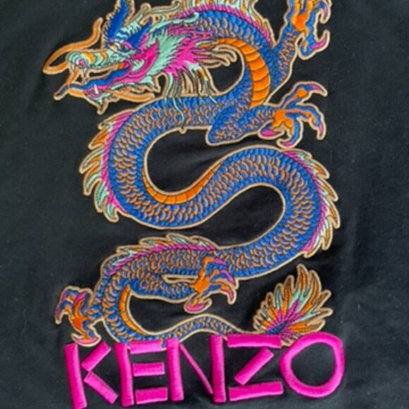 Kenzo Embroidered Dragon Logo Sweater - Picture 3 of 8